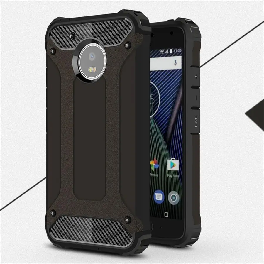 Чехол для Motorala Moto G5 гибридный прочный из ТПУ + ПК ударопрочный чехол телефона |