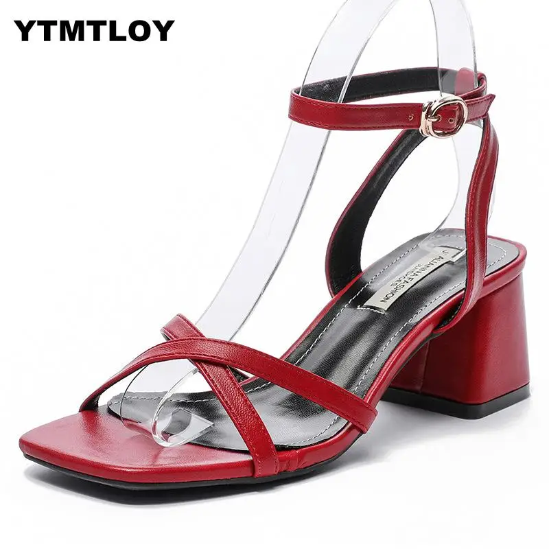 2019 горячие новые летние женские туфли на высоком каблуке с замшевые открытым