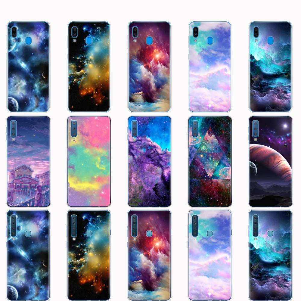 Чехол для Samsung A50 чехол Galaxy A60 A10 A30 A40 A70 A 50 2019 A9 A7 2018 Космическая Звезда