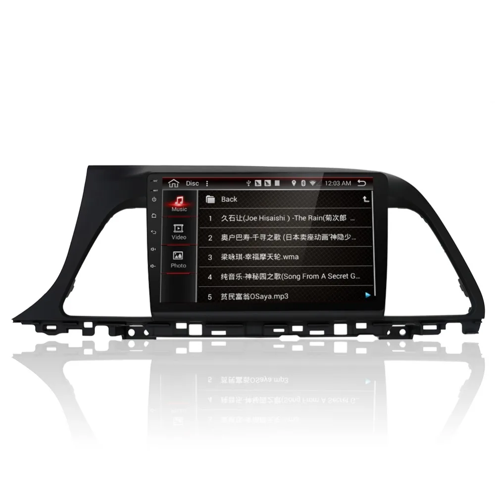 Встроенная память 16 г 1024*600 4 ядра Android 5.1.1 Fit Hyundai Sonata LF 2015 автомобильный DVD плеер