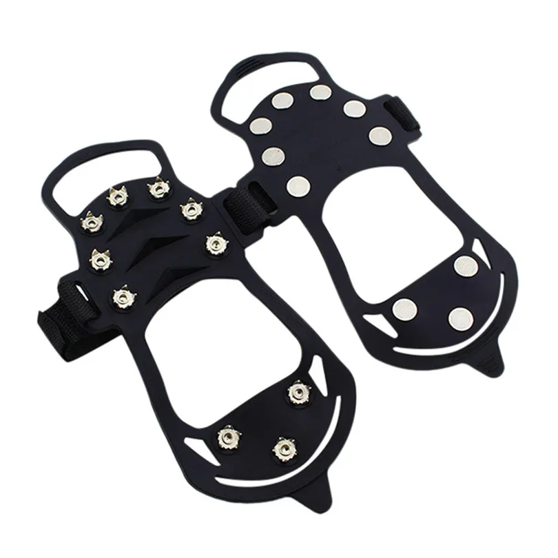 Шипы для льда обуви улицы противоскользящие скалолазание снежные шипы скобы