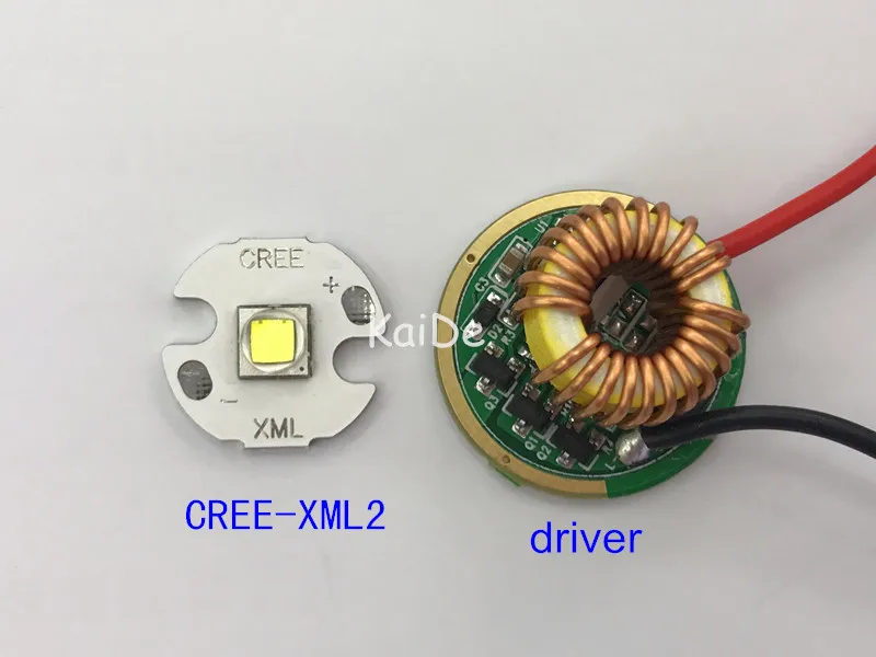 Драйвер cree xml xml2 xpl 10 шт. 5 режимов диаметр 22 мм 3-3 7 в а постоянный ток светодиодный