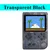 Transparent Black Coolbaby Ретро портативная мини портативная игровая консоль 8 бит 3,0 дюймов цветной ЖК-дисплей Детский Цветной игровой плеер встроенный 168 видео игры для мальчиков - Цвет: Transparent Black