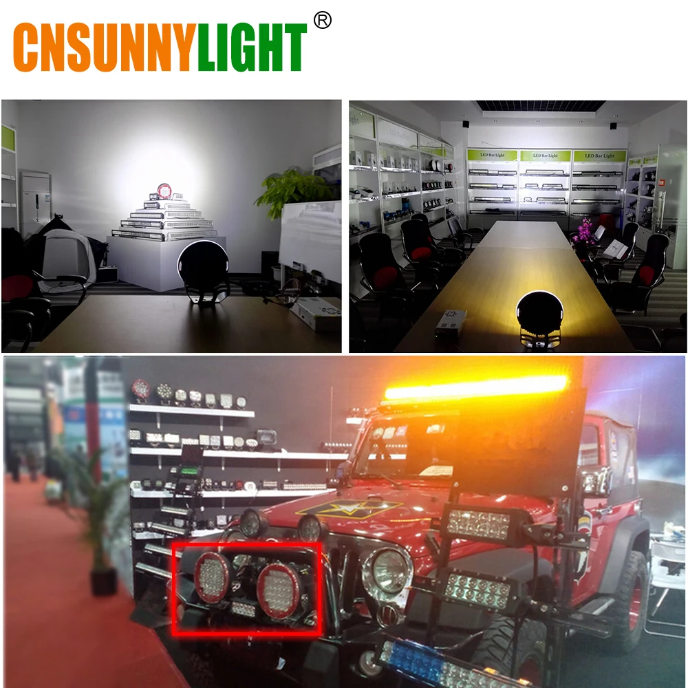 CNSUNNY светильник Гарантировано светодиодный рабочий 9 дюймов 96 Вт точечный луч для