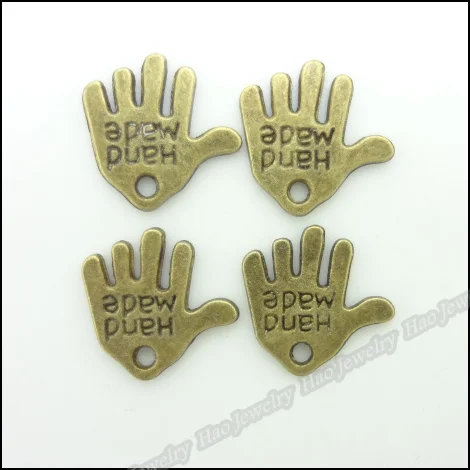 240 шт винтажные Подвески ручной Кулон Античный бронзового цвета из цинкового