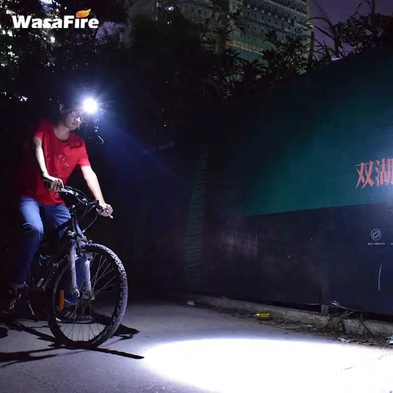 Перезаряжаемые XML T6 светодиодный налобный фонарь аккумуляторный фонарик на