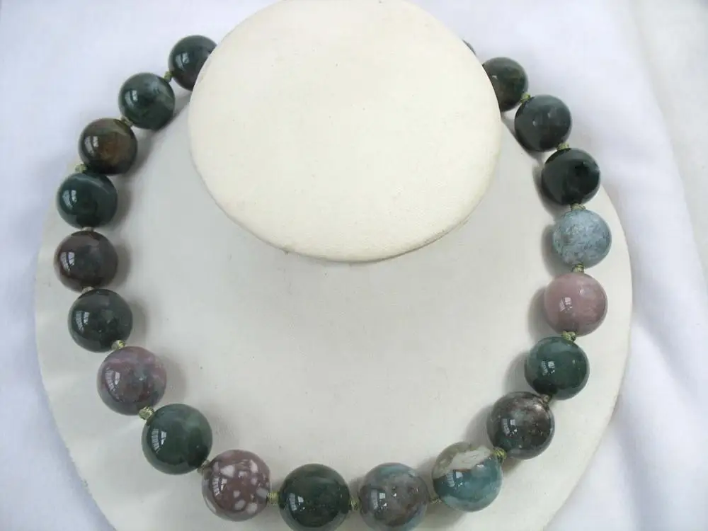 

Женское Ожерелье с натуральными бусинами, 18 дюймов, 10-20 мм