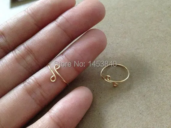 30 компл./лот -- Золотые/серебряные/пистолетные черные Позолоченные Колечки (10