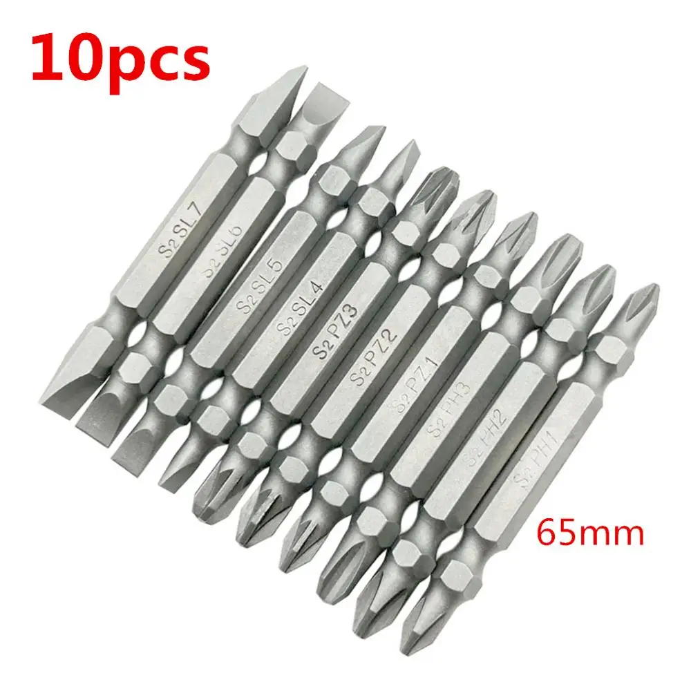 10 шт. набор электрических отверток с двойной головкой шестигранный хвостовик