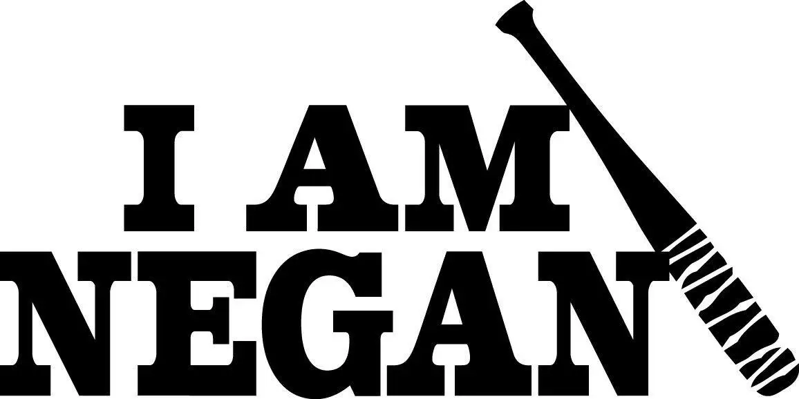 I AM NEGAN бейсбольная бита индивидуальный бампер изысканный клей Наклейка на весь