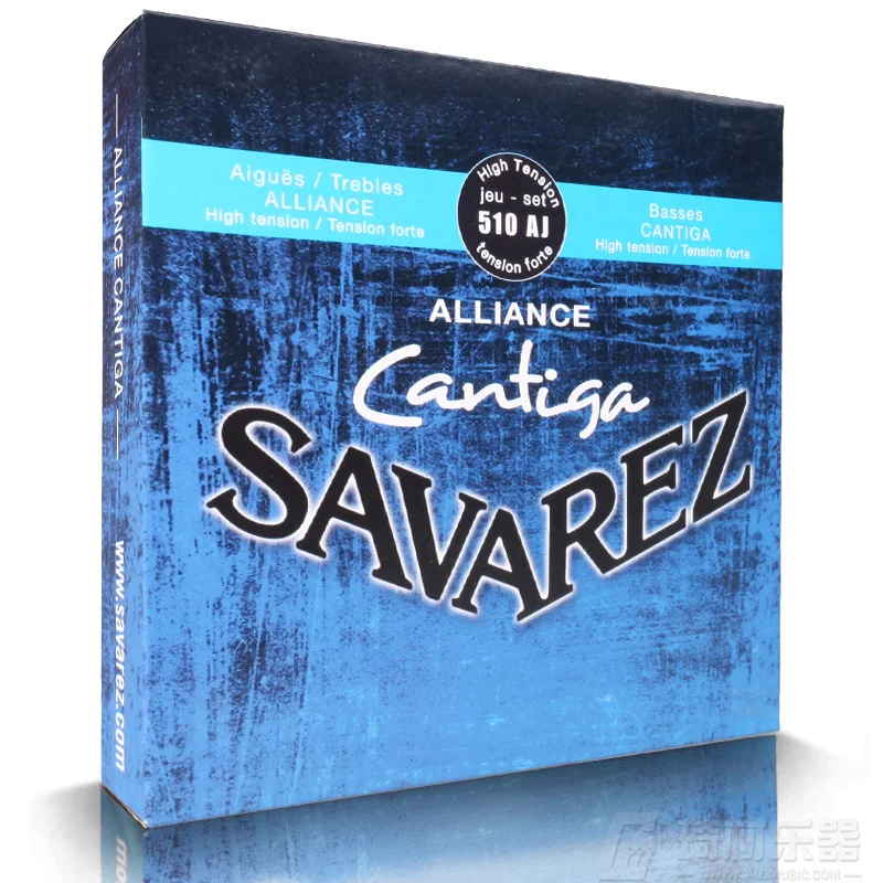 Savarez 510AJ Cantiga серия Alliance/Cantiga HT Классические гитарные струны полный комплект|classical