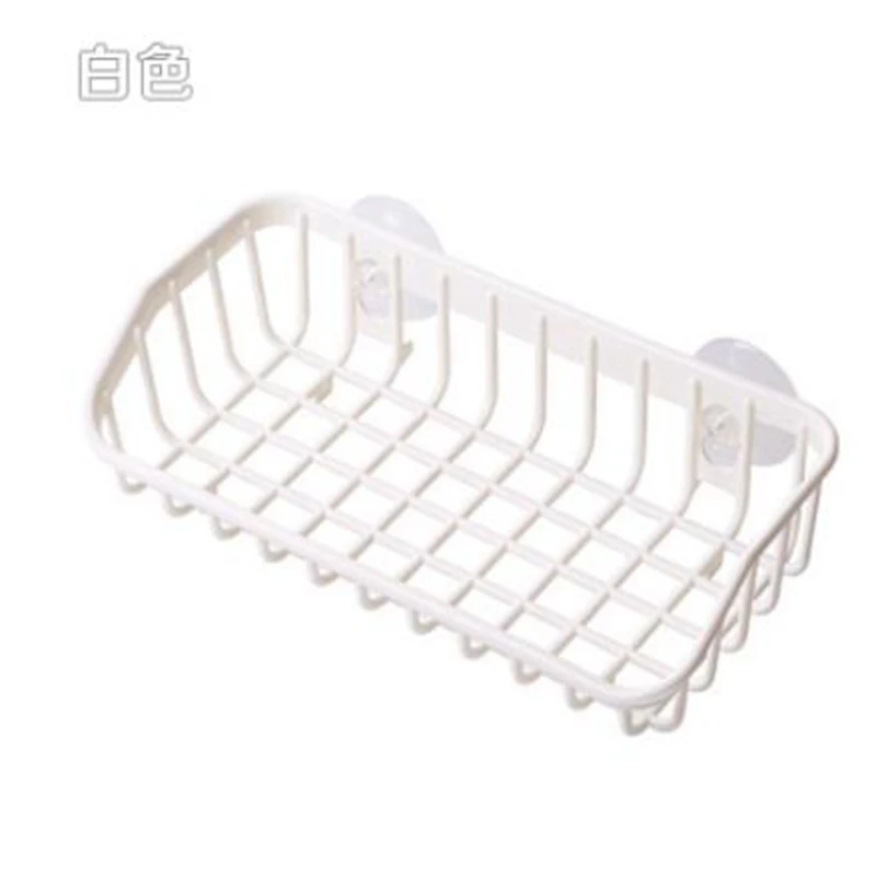 21x11x5cm white 1 шт. Пластиковые Крючки для кухонной раковины на присоске, держатель для кухонной губки для хранения, разноцветный многофункциональный держатель для мешков для мусора, вешалка для полотенец - Цвет: 21x11x5cm white
