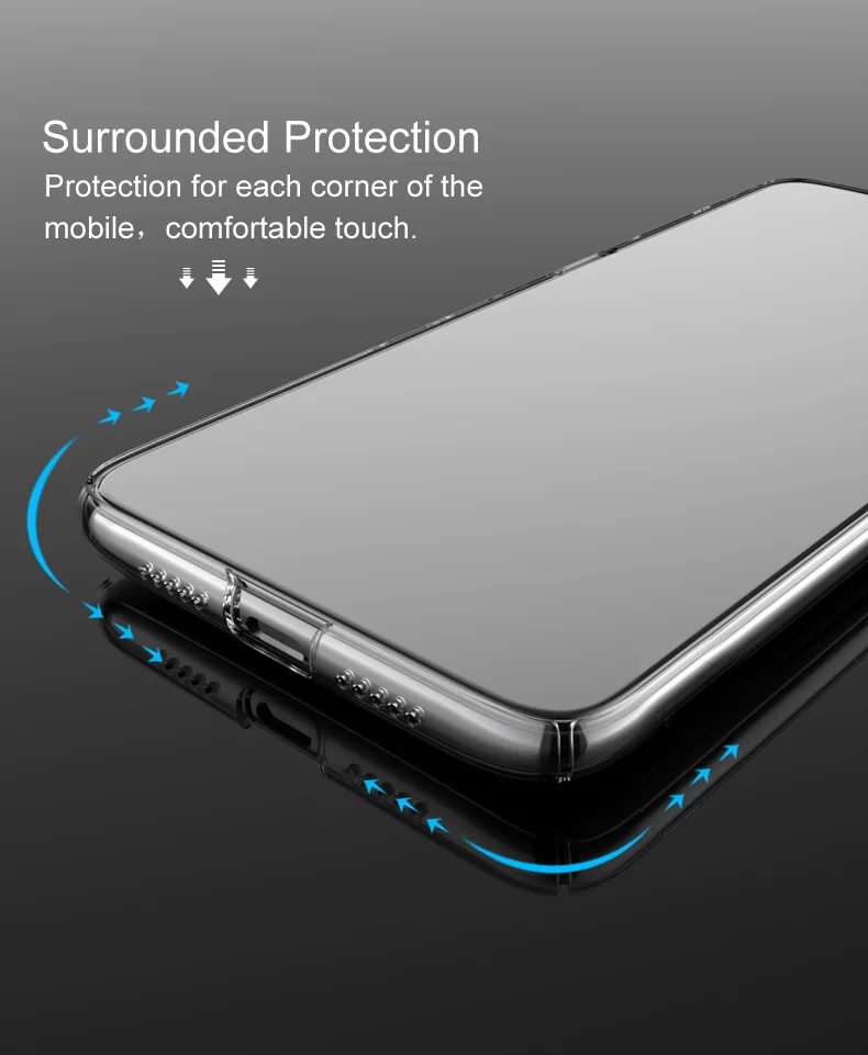 Для OnePlus 7 Pro Чехол IMAK Прозрачный износостойкий ПК Жесткий Чехол для OnePlus 7 Oneplus 7t Oneplus 7t Pro Чехол с кристаллами