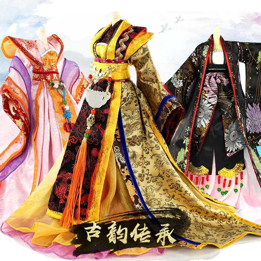 Fortune Days 1/4 East charm Doll 35cm Highly Chinese costume set high quality reborn girls Toy Gifts | Игрушки и хобби