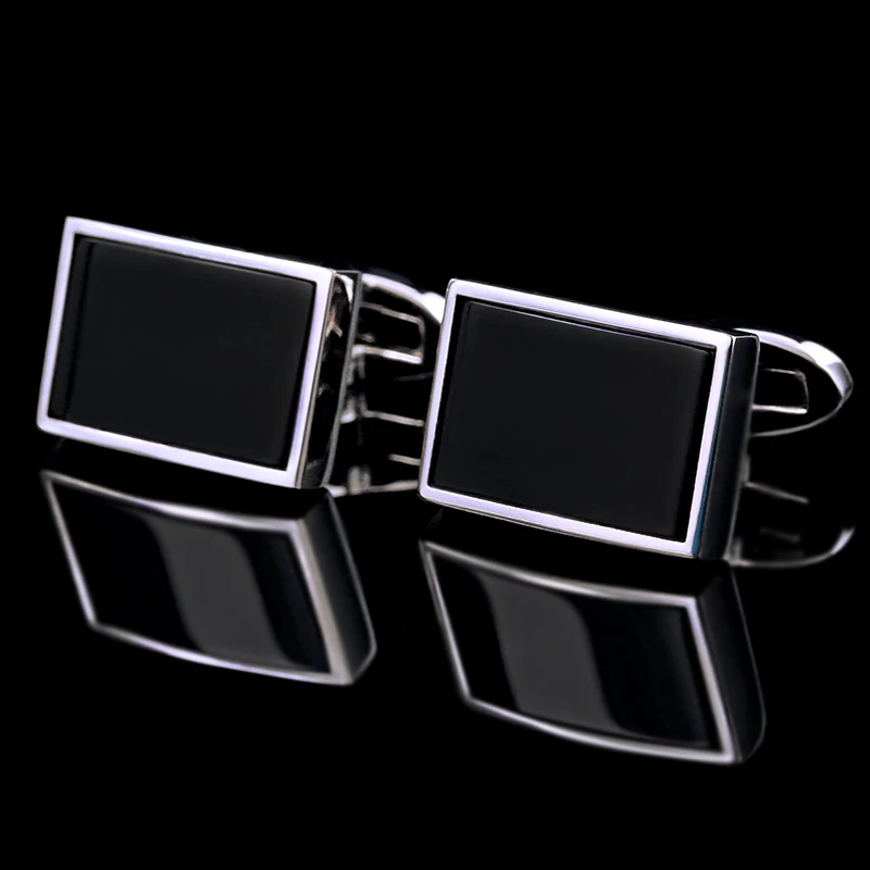 KFLK ювелирные изделия рубашки модные запонки для мужчин брендовые черные кнопки