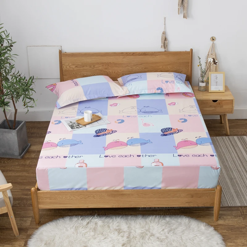 Bonenjoy водонепроницаемые простыни 1 шт. матрас размера «Queen size» защитные чехлы геометрические водонепроницаемые простыни для взрослых King size