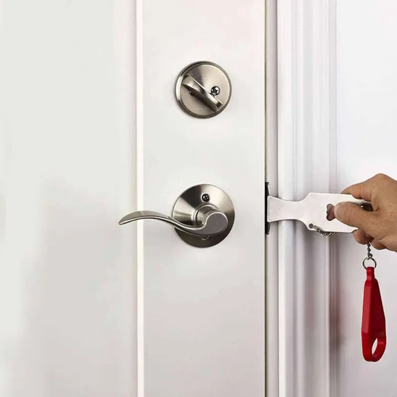 Портативные гостиничные дверные замки для самозащиты стопа путешествий|Дверные