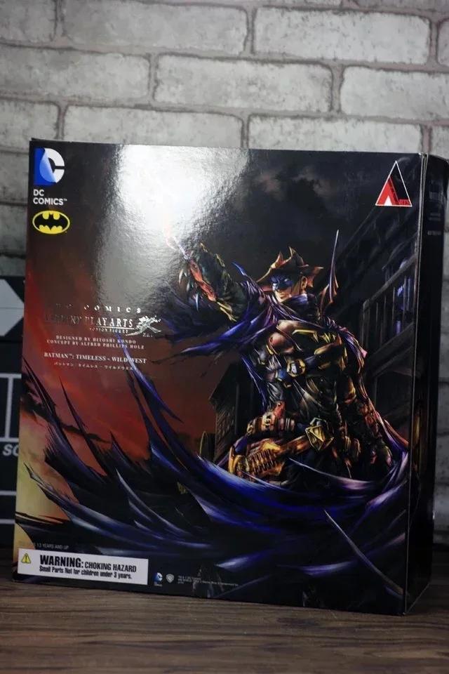 PLAY ARTS 26cm Wild West Black Version Batman Timeless Action Figure Model Toys | Игрушки и хобби