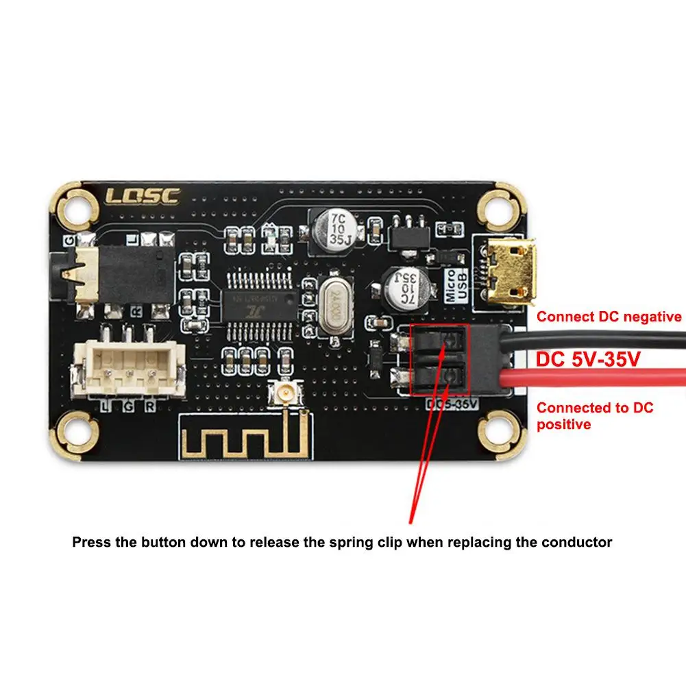 Bluetooth модуль MP3 декодер доска 4,2 DIY динамик аудио усилитель мощности Модифицированная беспроводная автомобильная аудио