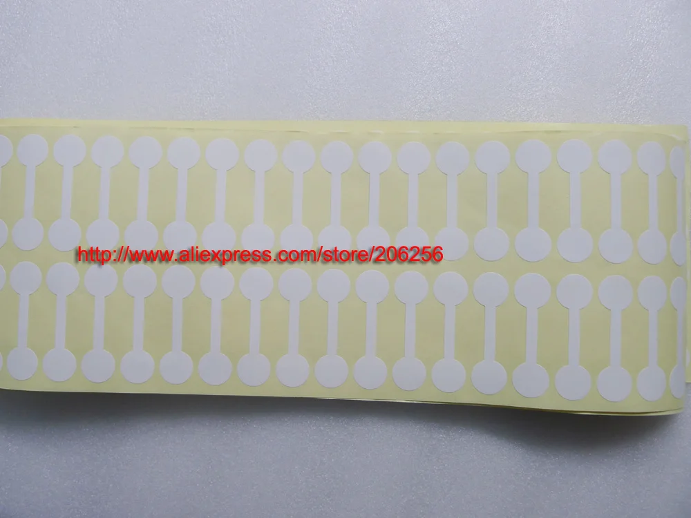 Hot AIBIER Ring label 46mmX13mm*10000pcs/1Roll Thermal transfer blank barcode Labels art paper adhesive printed sticker | Электроника