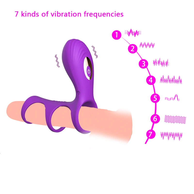 Сильный Вибратор для пениса с задержкой эякуляции вибратор кольцо секс игрушки