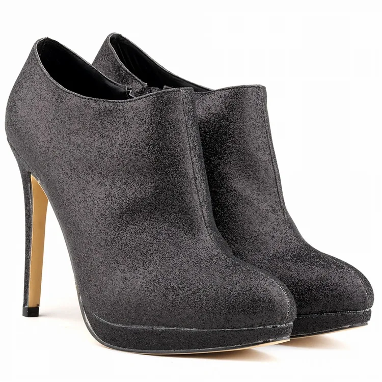 Женские зимние сапоги женские ботильоны из искусственной кожи с блестками