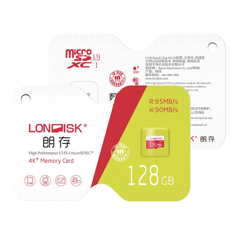 Londisk Micro SD карта 32 Гб класс 10 16 Гб/64gb128гб UHS I максимальная скорость чтения флэш