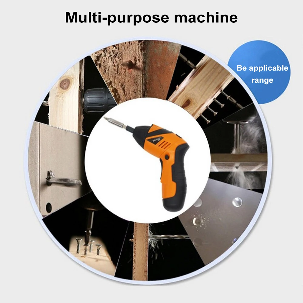4.8V Electric Screwdriver Cordless Li-ion Drill Multi-function DIY Power Tools With 104 Bits Mini Wireless LED Light | Инструменты