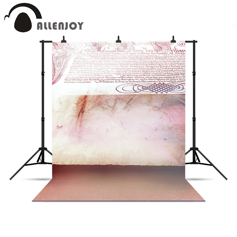 Allenjoy фон фотография желтый Винтаж красивый узор фоны для фотографии мешок новый