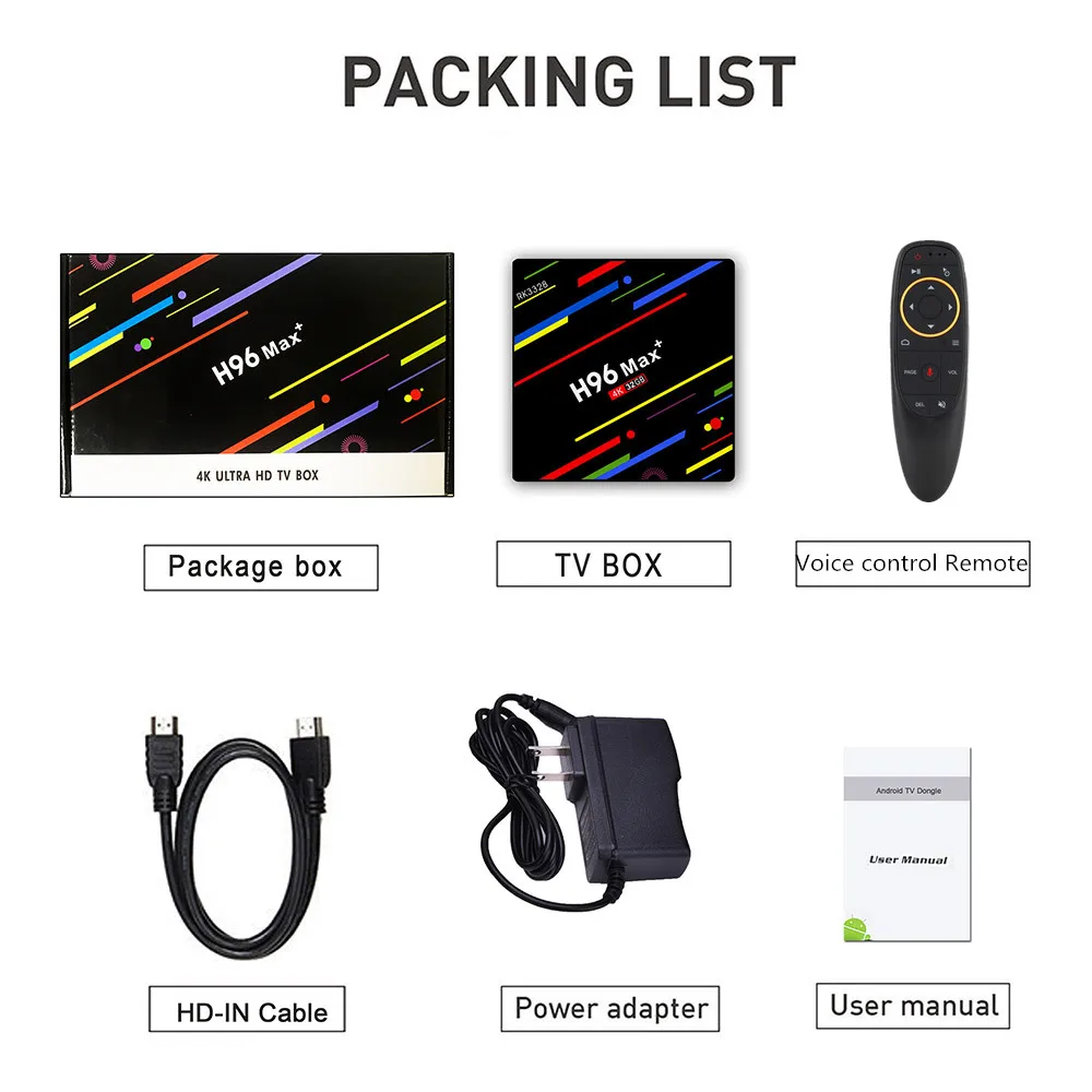ТВ приставка H96 MAX Plus Android 9 0 4 Гб ОЗУ 32 64 ПЗУ телеприставка RK3328 5G Wifi 4K H.265 smart Media Player pro