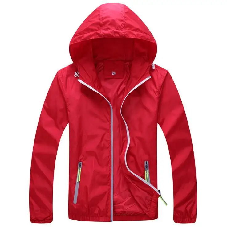 Женская ветровка с капюшоном на молнии | одежда