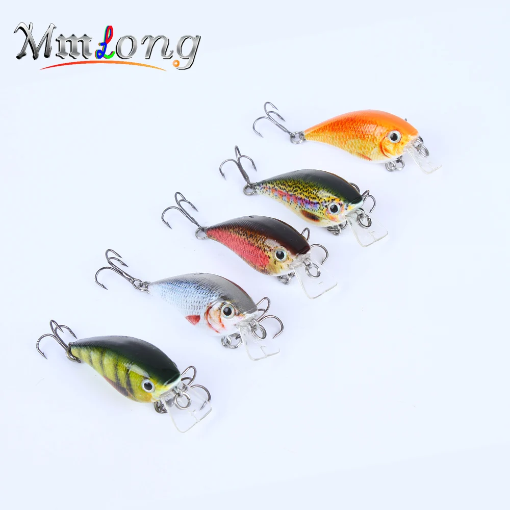 Mmlong 7.5cm Pike Fishing Lure Hard Crankbaits SAH08 6.4g Fake Lures Accessory Floating Wobbler Baits Fish Tackle Pesca | Спорт и
