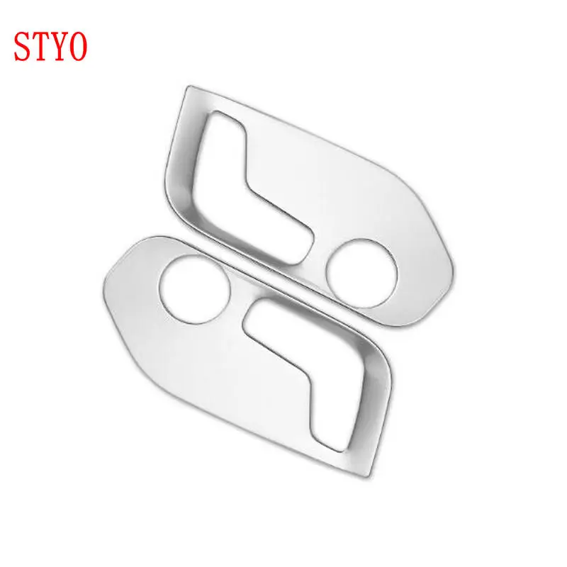 

STYO Stainless steel Car Seat adjustment pannel Stickers cover trim For VOLVO XC60 2018