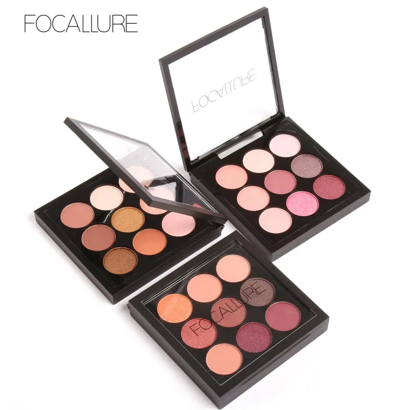 Focallure Косметика 9 цветов мерцающие тени для век Теплый холодный цвет s