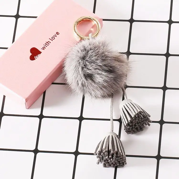 Продажа волосы из норки с кисточками повесить украшением в виде банта который