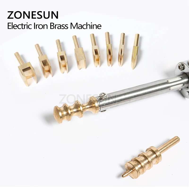 ZONESUN 10 шт. одна линия 1 8 мм кожаный край для уплотнения DIY инструмент латунный