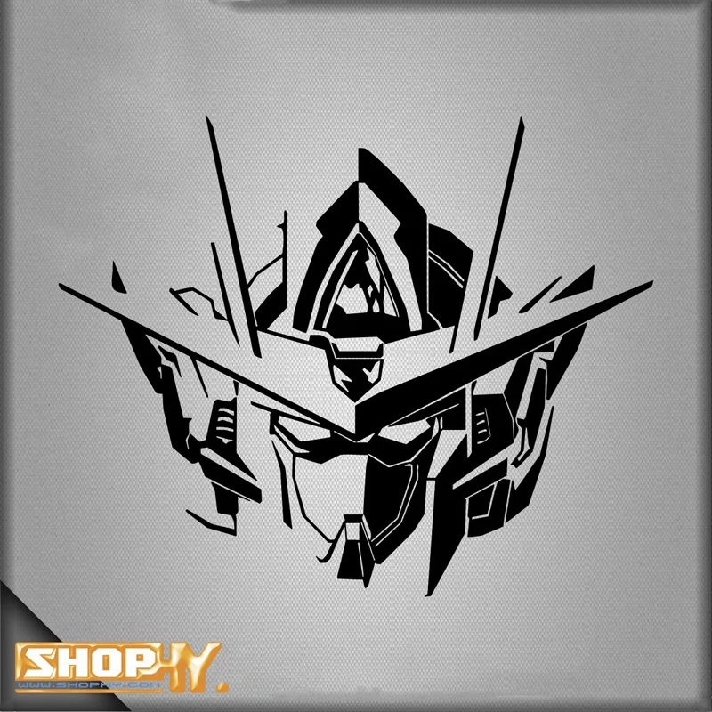 Мобильный костюм Gundam GN-001 EXIA металлическая палка аниме периферийная Мобильная велосипедная Автомобильная наклейка детская игрушка подарок Два цвета на выбор
