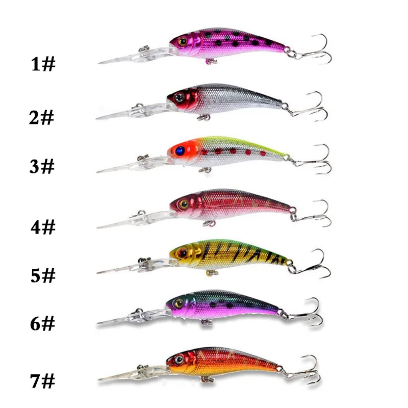 Рыболовная Приманка Minnow Expert 7 шт./лот 10 см/8 г приманка для плавания жесткая окуня