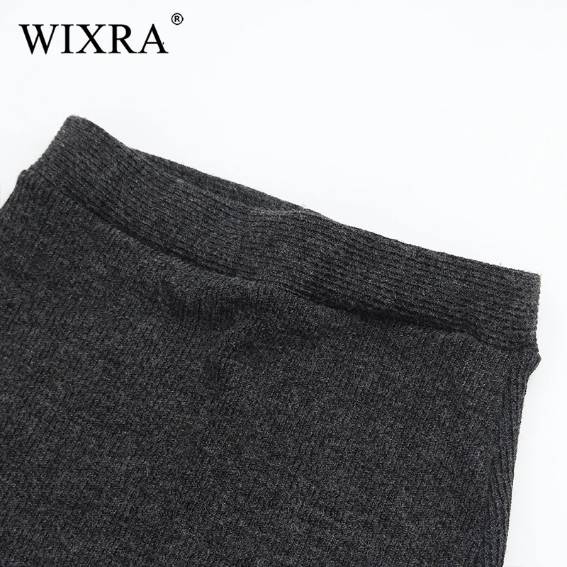 Wixra основные юбки 2018 Весна Повседневное Chic Юбки-карандаши Для женщин облегающая