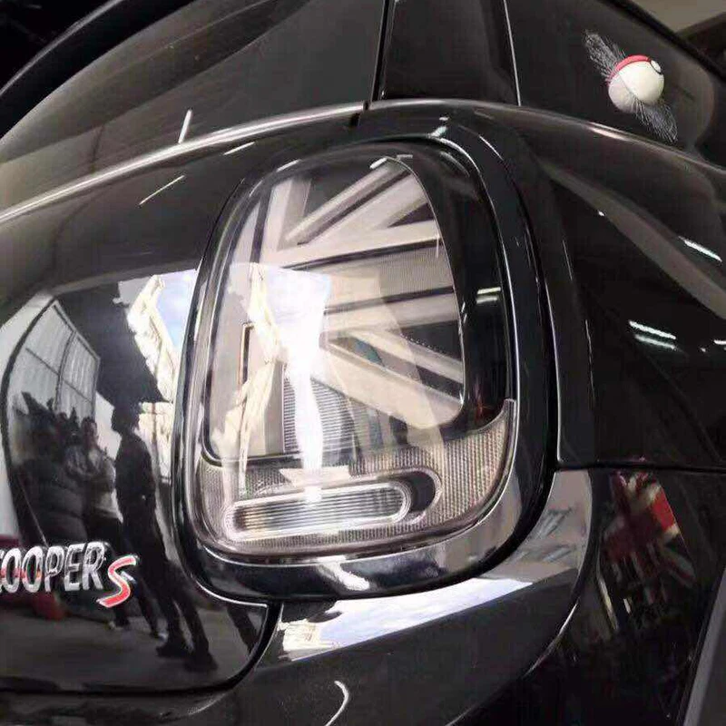 Абсолютно Новый ABS Материал черный Юнион Джек Стиль светодиодный задний