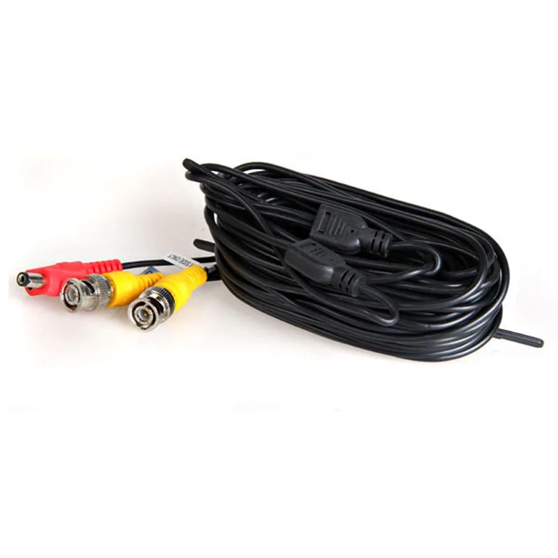 LHLL-1*15m BNC Video Power Cable For CCTV Camera DVR Security System |