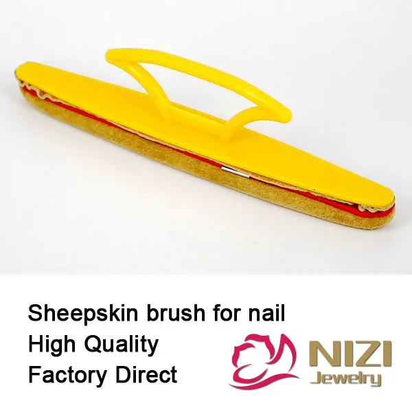 Кисть для полировки кожи ногтей 16 см 1 шт. Полировочный крем маникюра полировка