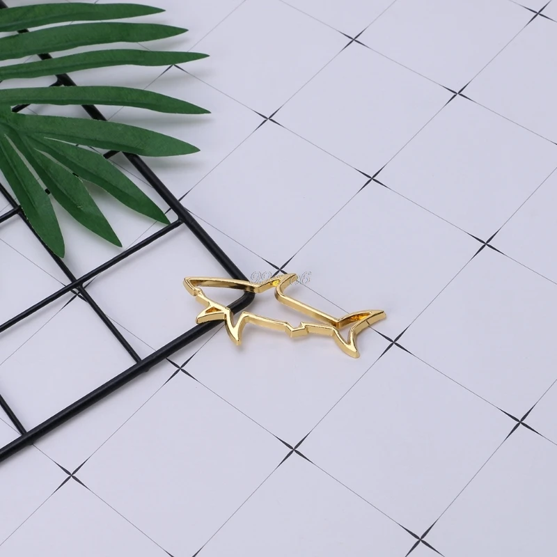 3D металлическая наклейка для стайлинга автомобиля пустая рыба Акула эмблема