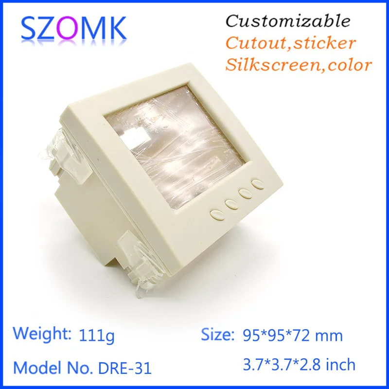 Пластиковый корпус для жк дисплея szomk (4 шт.) 95*95*72 мм пластиковые коробки