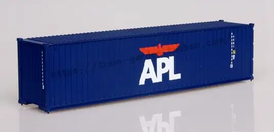 APL Хо масштабная модель поезда аксессуары 40 футов контейнер 1: 87 Модель поезда части архитектурные модели наборы для макета поезда - Цвет: APL