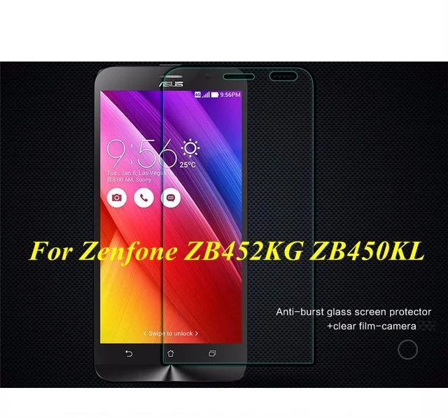 2 шт./лот 9H 0,26 мм Премиум Закаленное стекло для Asus Zenfone GO ZB452KG ZB450KL X014D 4,5 дюймов Защитная пленка для экрана