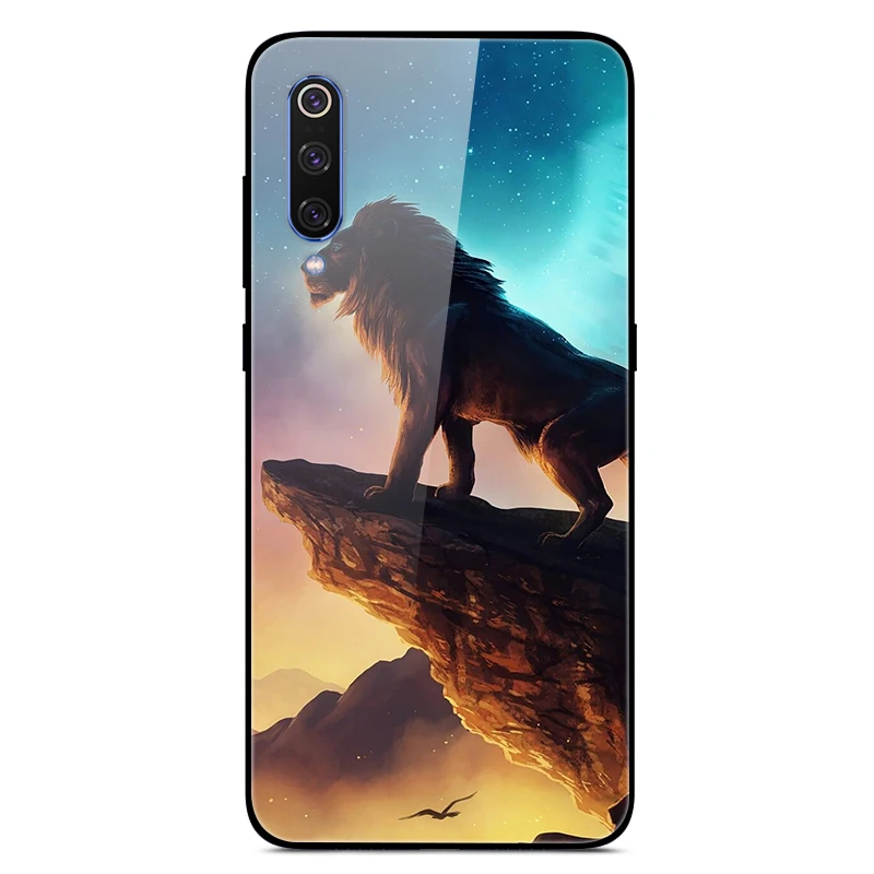 Чехол из закаленного стекла для Xiaomi Mi 9, чехол, стеклянная крышка для Xiaomi Mi 9 SE, чехол, силиконовый бампер, чехол для Xiaomi Mi CC9 Pro 9 Lite