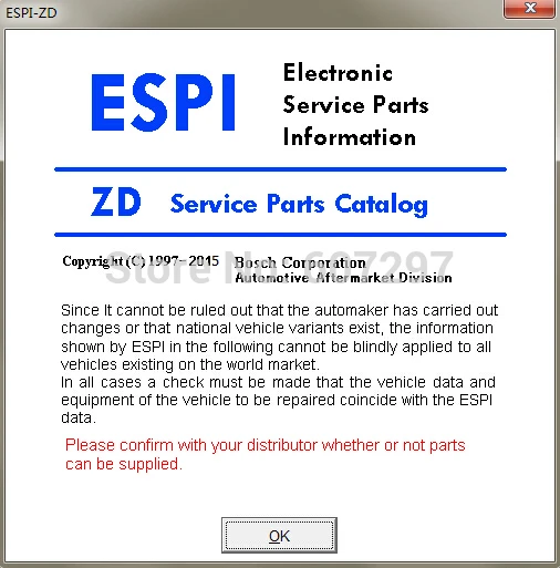 2015 Zexel (Zd + Zx Zw) информация об электронных запчастях ESPI без ограничения времени