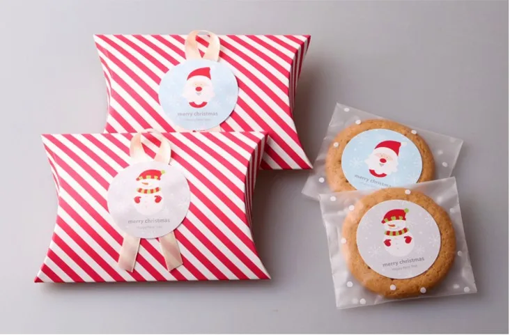 10 шт/лист веселая Рождественская елка печать наклейки значки этикетки для