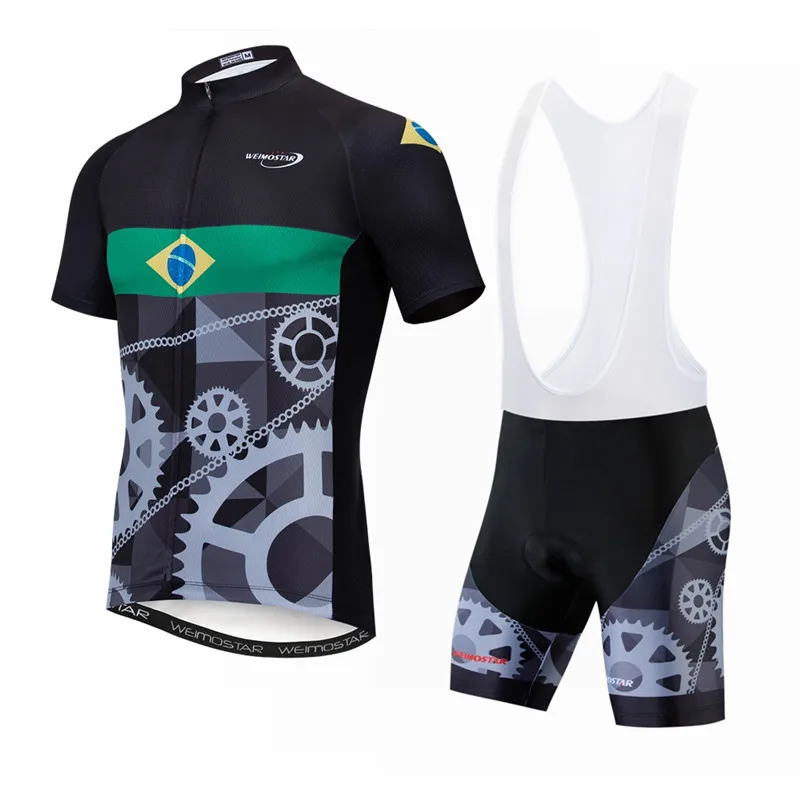 Color 11 Weimostar Pro Team бразильский набор Джерси для велоспорта Летняя мужская одежда для велоспорта гелевая подкладка для горного велосипеда одежда для велоспорта - Цвет: Color 11